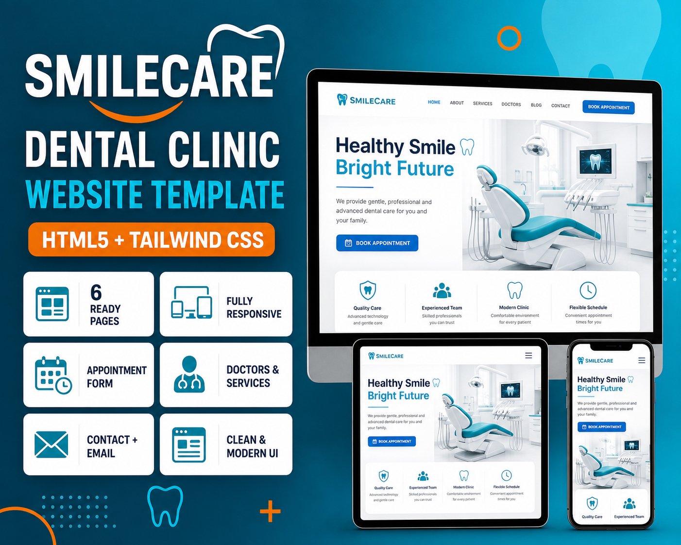 Dental Clinic Website HTML